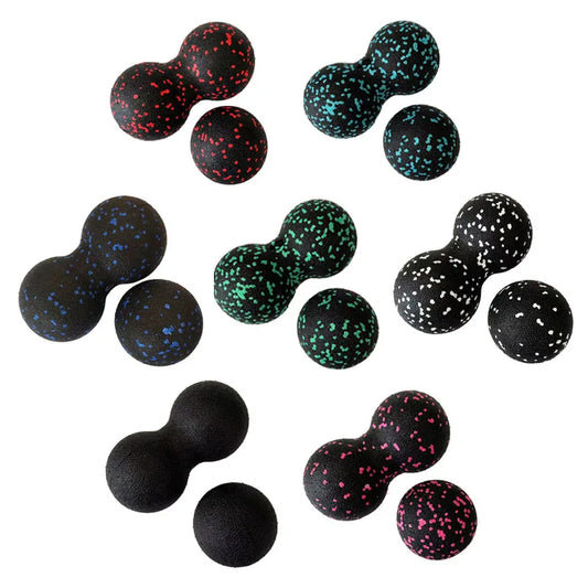 EPP 8Cm Peanut Balls Body Massage Fascia Ball High Density Muscle Relaxation Lacrosse Fitness Yoga Myofascia Ball Relieve Pain