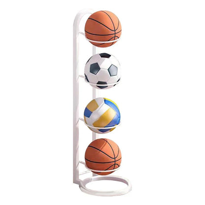 Space-Saving Sports Ball Storage Rack – Organized Holder for Balls and Accessories in Home, Garage or Gym