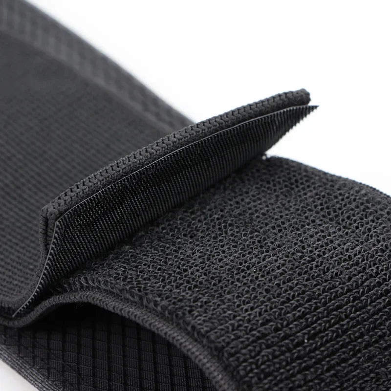 Sports Waist Belt Dual Zipper Sweatproof Phone Pouch Stretchy Running Yoga Bag for Large Screen Phone Outdoor